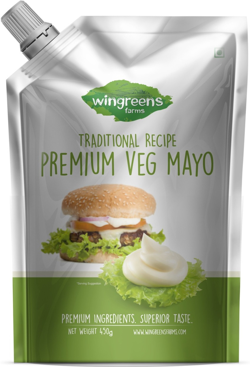 Image of Wingreens Farms Premium Veg Mayo