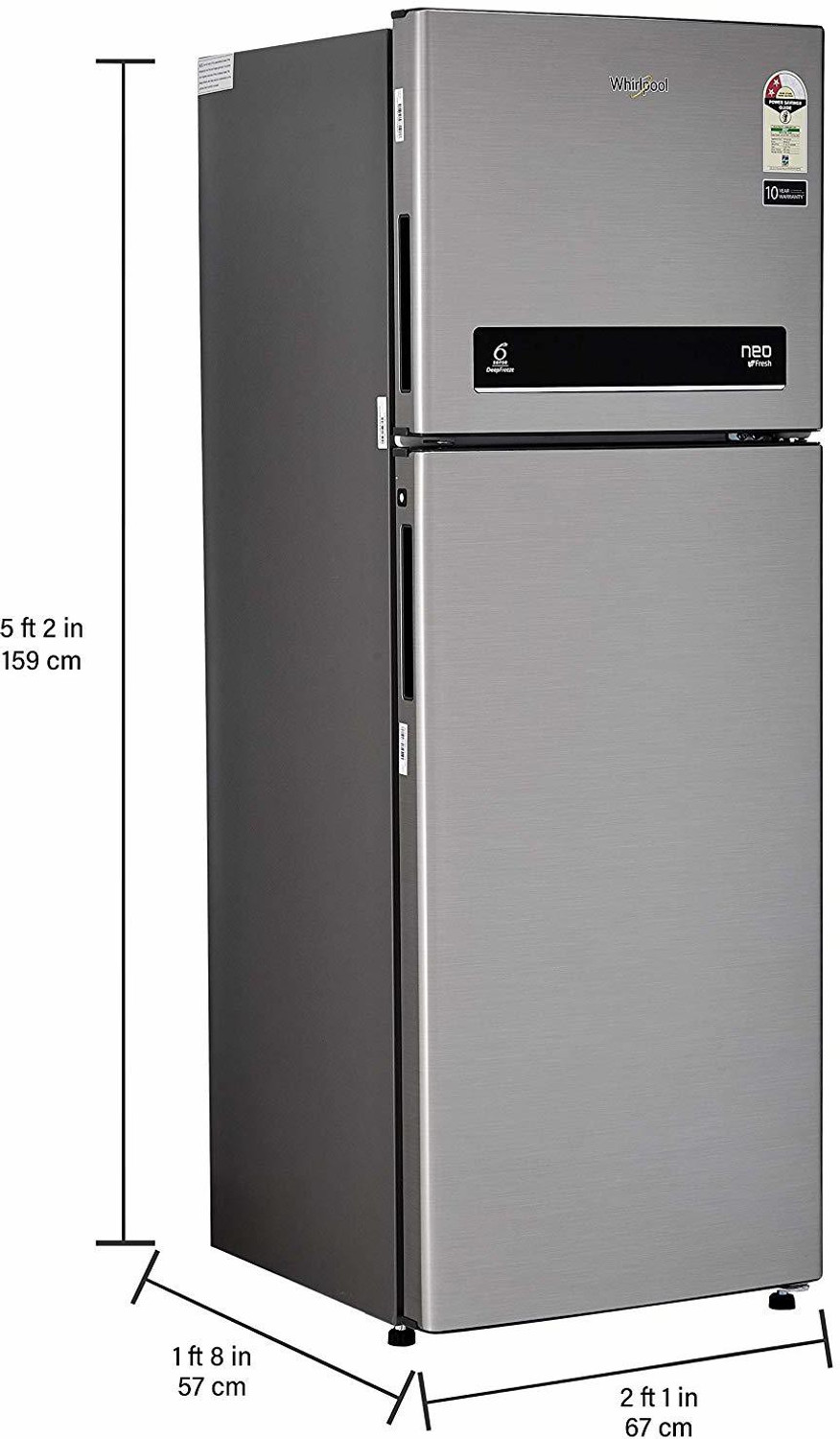 Image of Whirlpool 265 L Frost Free Double Door 2 Star Refrigerator