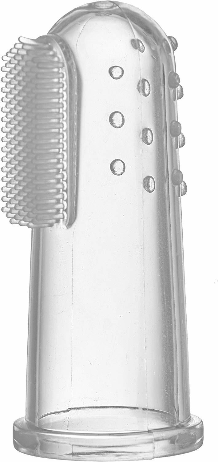 Image of DcentX Premium Silicone Baby Infant BPA free Toothbrush Tongue Cleaner With Case Ultra Soft Toothbrush