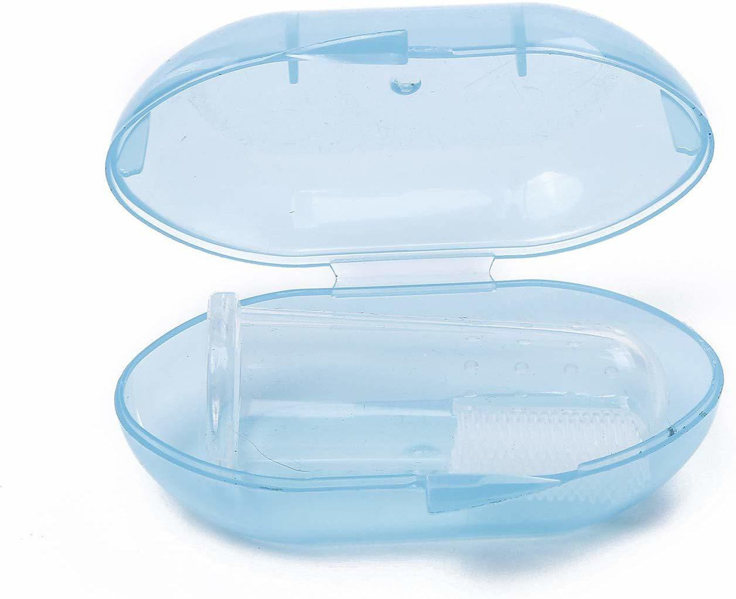 Image of DcentX Premium Silicone Baby Infant BPA free Toothbrush Tongue Cleaner With Case Ultra Soft Toothbrush