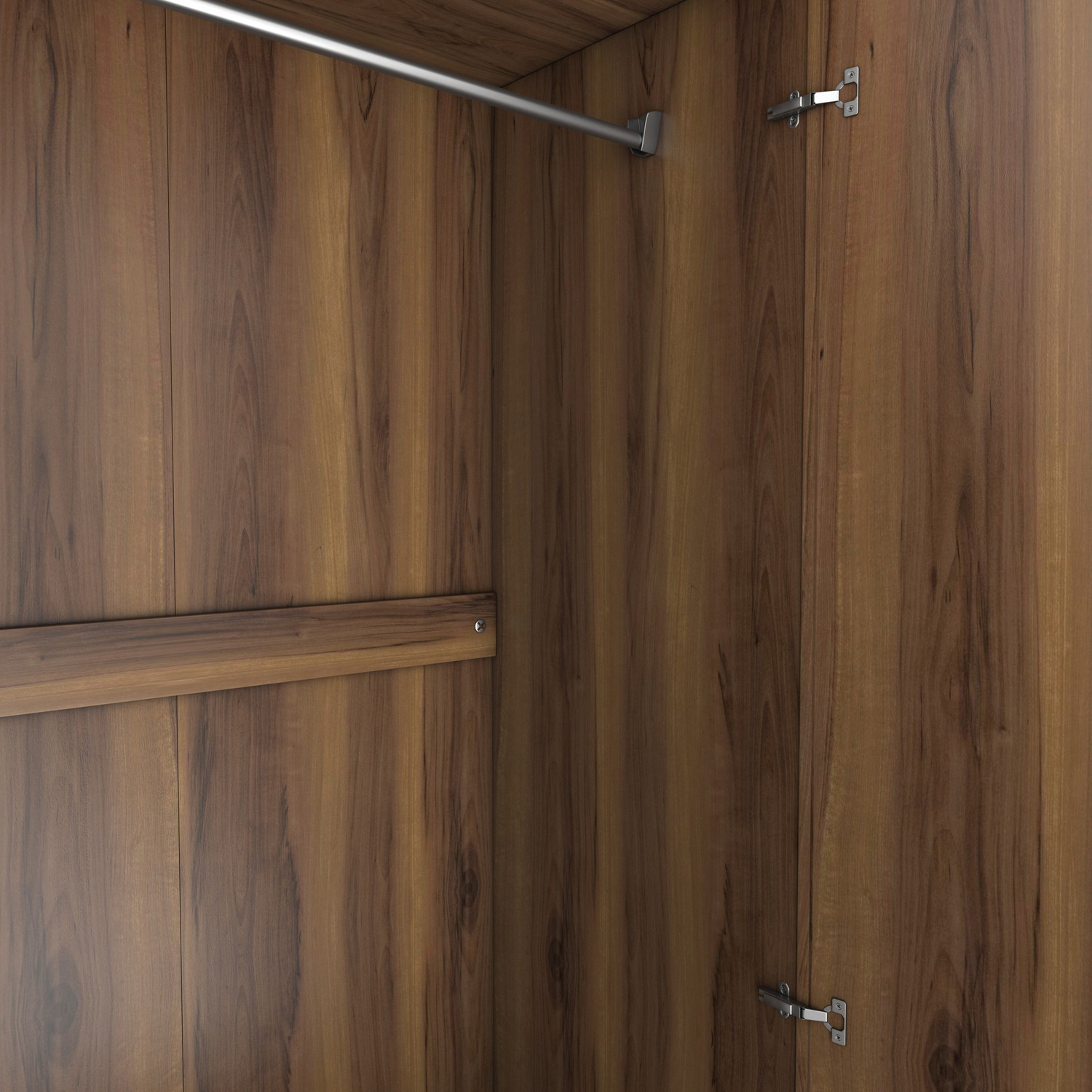 Image of Flipkart Perfect Homes Julian Engineered Wood 2 Door Wardrobe