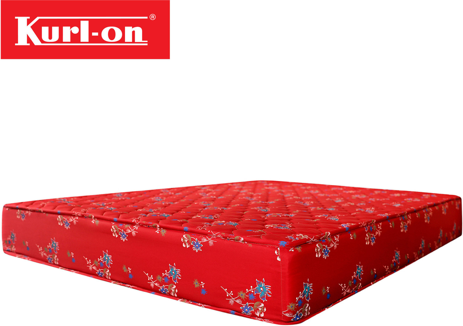 Image of KURLON Rutile, Natural Rubberised Coir Pad, Breathable,Natural Cooling, PU Quilted Top 5 inch Queen Coir Mattress