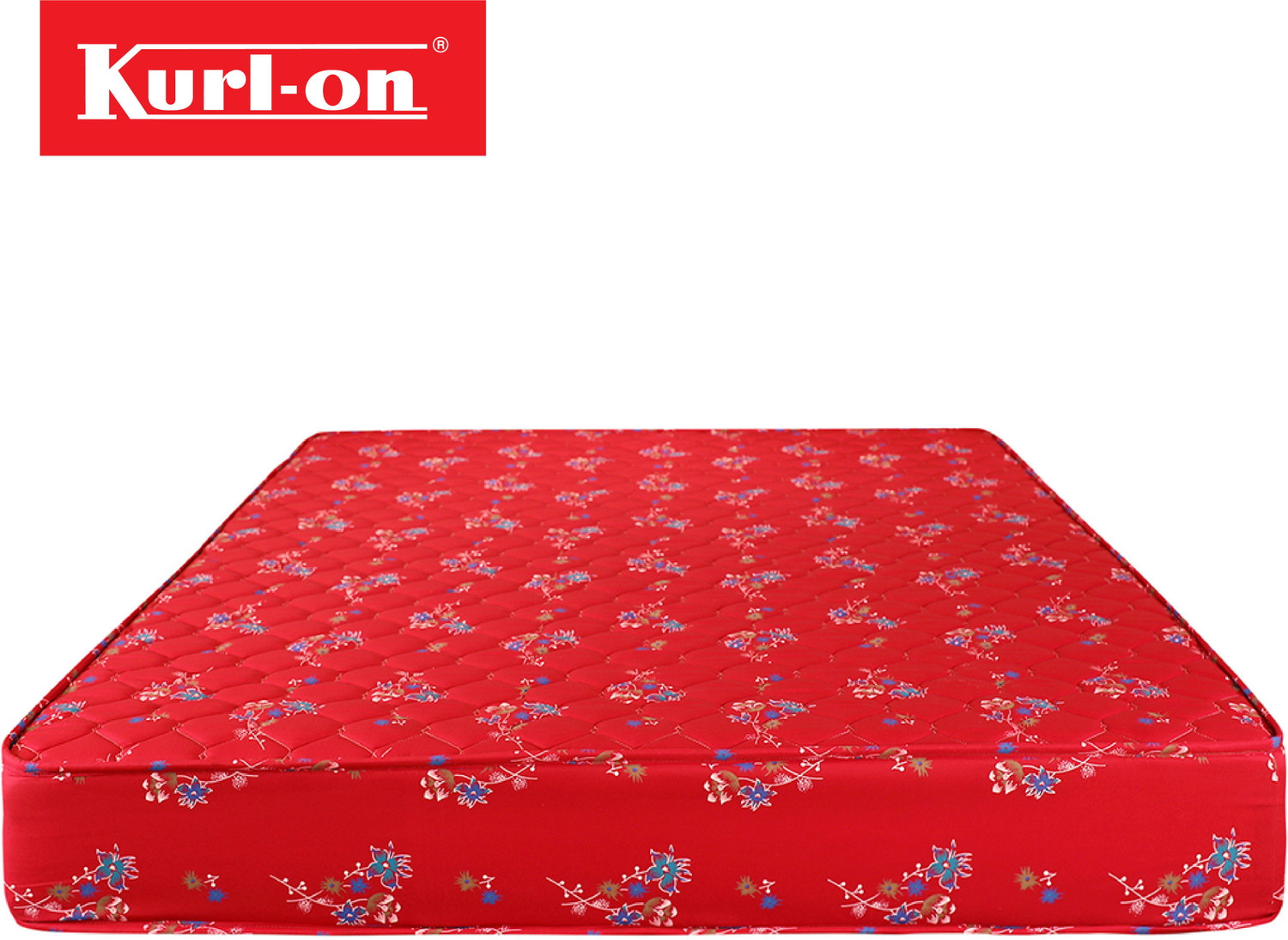Image of KURLON Rutile, Natural Rubberised Coir Pad, Breathable,Natural Cooling, PU Quilted Top 5 inch Queen Coir Mattress