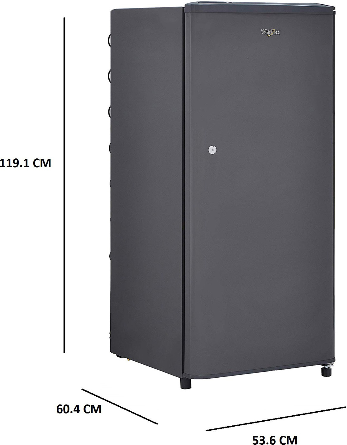 Image of Whirlpool 190 L Direct Cool Single Door 3 Star Refrigerator