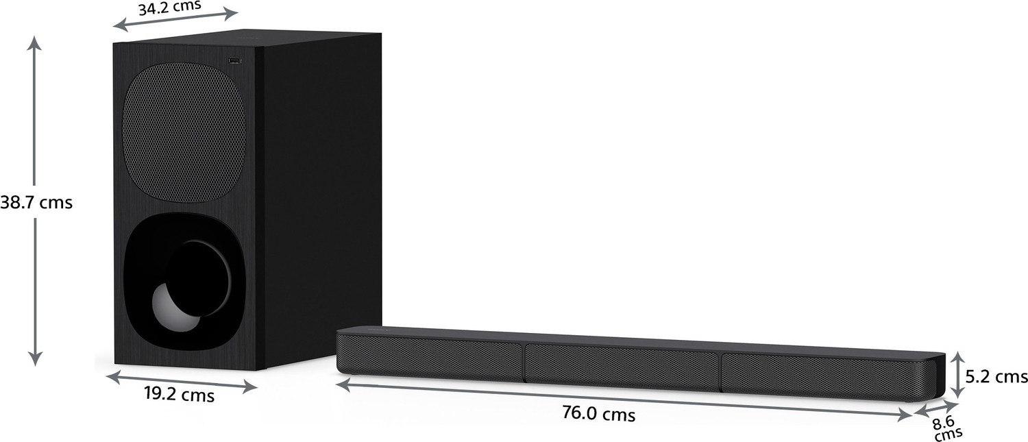 SONY HT-S20R 5.1ch Home Theatre with Dolby Digital, Subwoofer, Rear ...