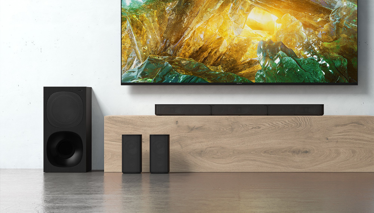 Image of SONY HT-S20R 5.1ch Home Theatre with Digital, Subwoofer, Rear Speakers, 400 W Bluetooth Soundbar