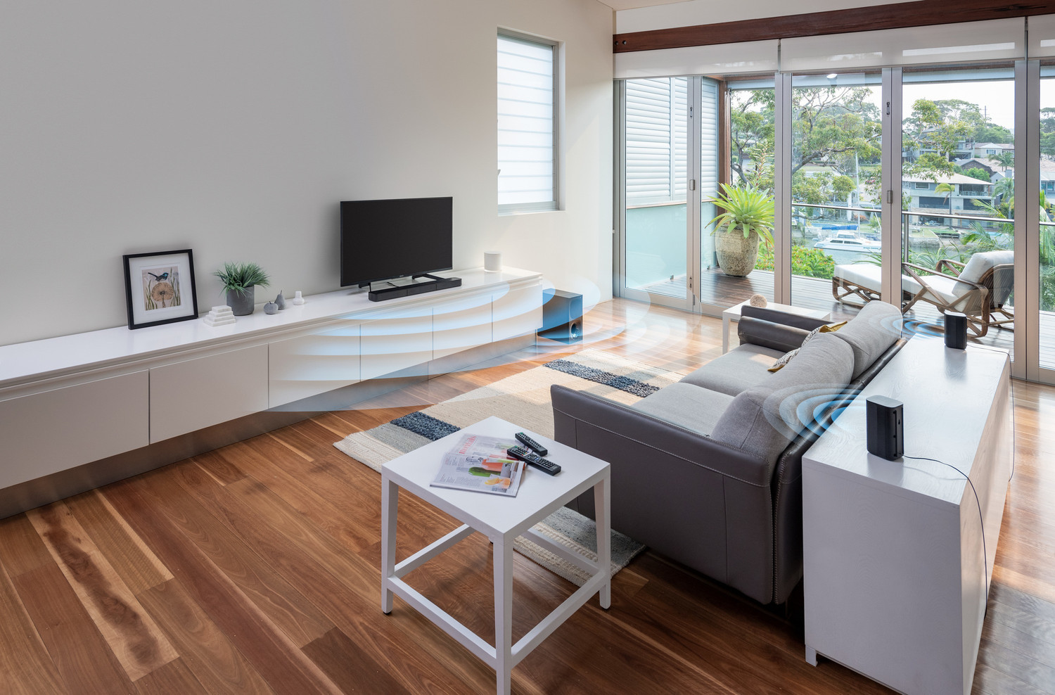 Image of SONY HT-S20R 5.1ch Home Theatre with Digital, Subwoofer, Rear Speakers, 400 W Bluetooth Soundbar