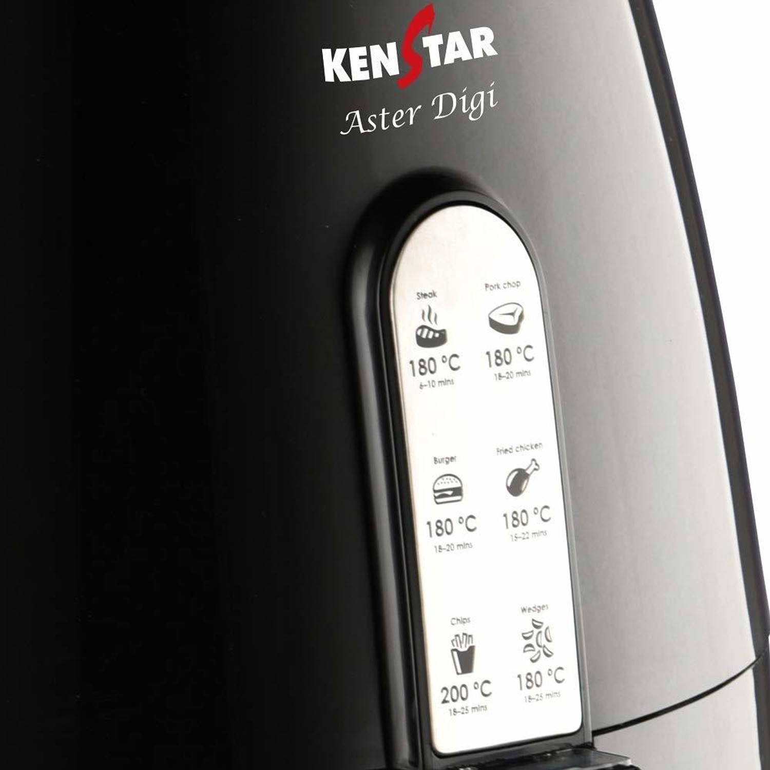 Image of Kenstar ASTER DIGI Digital with 360 High Speed Air Circulation Technology 1200 W with Non-Stick Basket Air Fryer