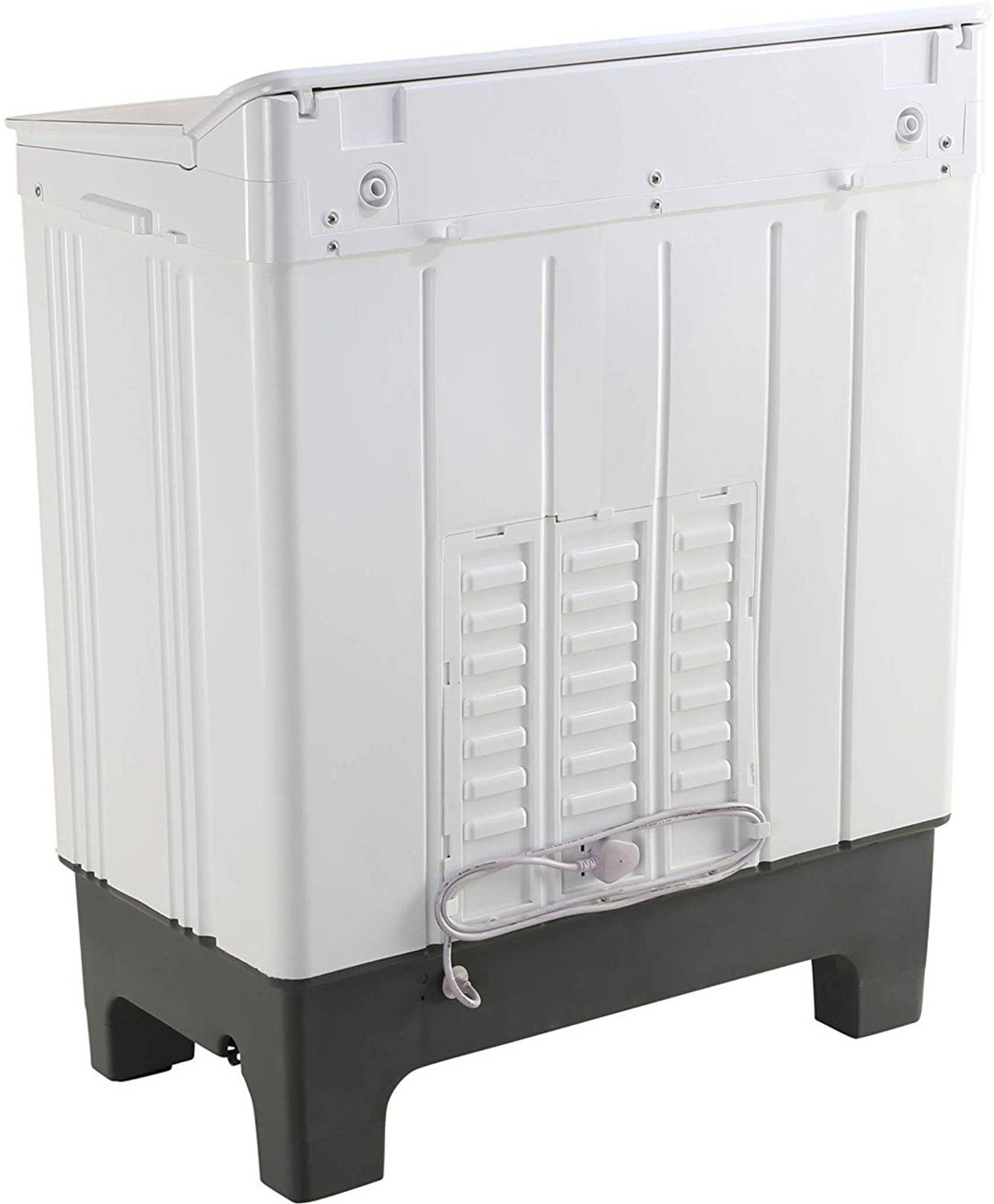 Image of AISEN 8.5 kg Semi Automatic Top Load Washing Machine White, Grey, Green