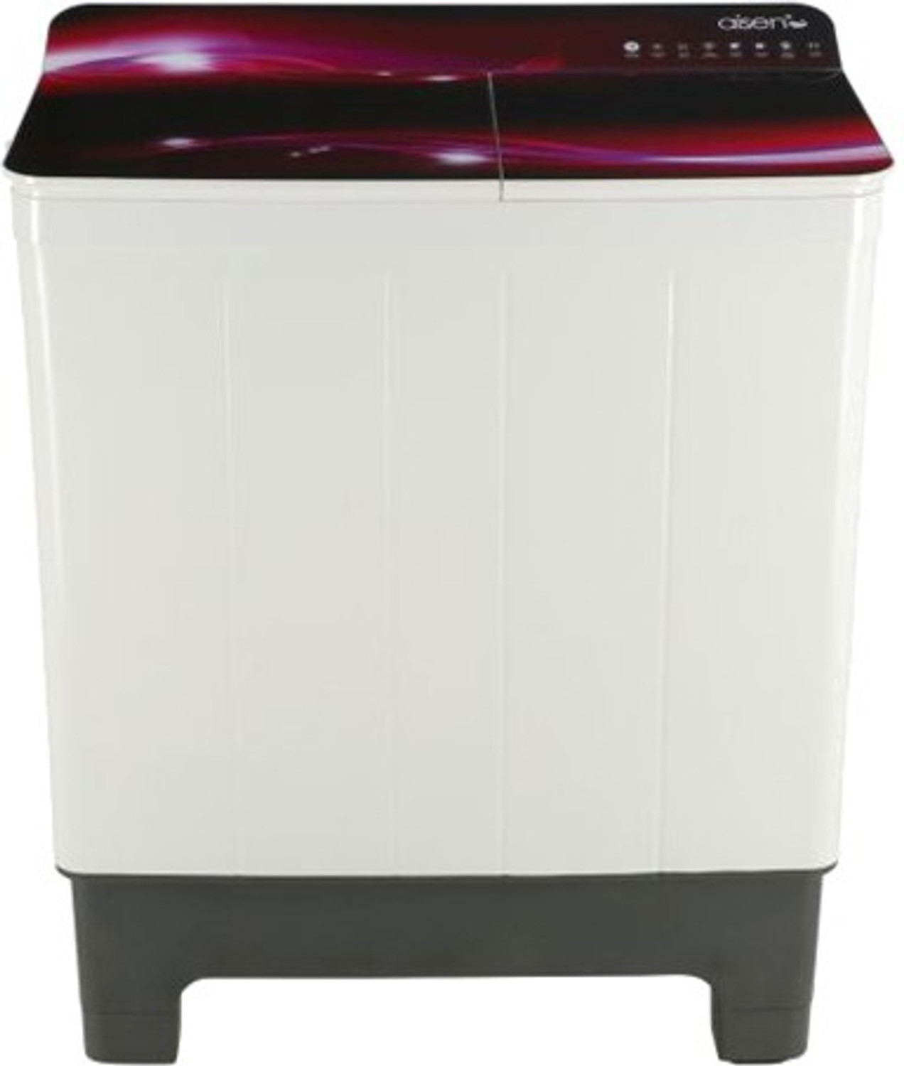 Image of AISEN 8.5 kg Semi Automatic Top Load Washing Machine White, Grey, Green