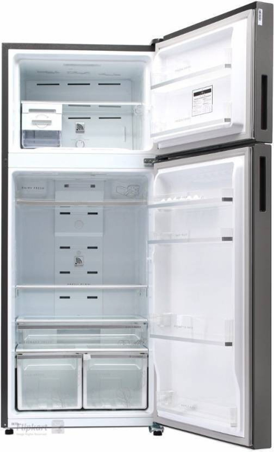 Image of Whirlpool 440 L Frost Free Double Door 3 Star Convertible Refrigerator (Alpha Steel, IF INV CNV 455 ALPHA STEEL (3S)-N)