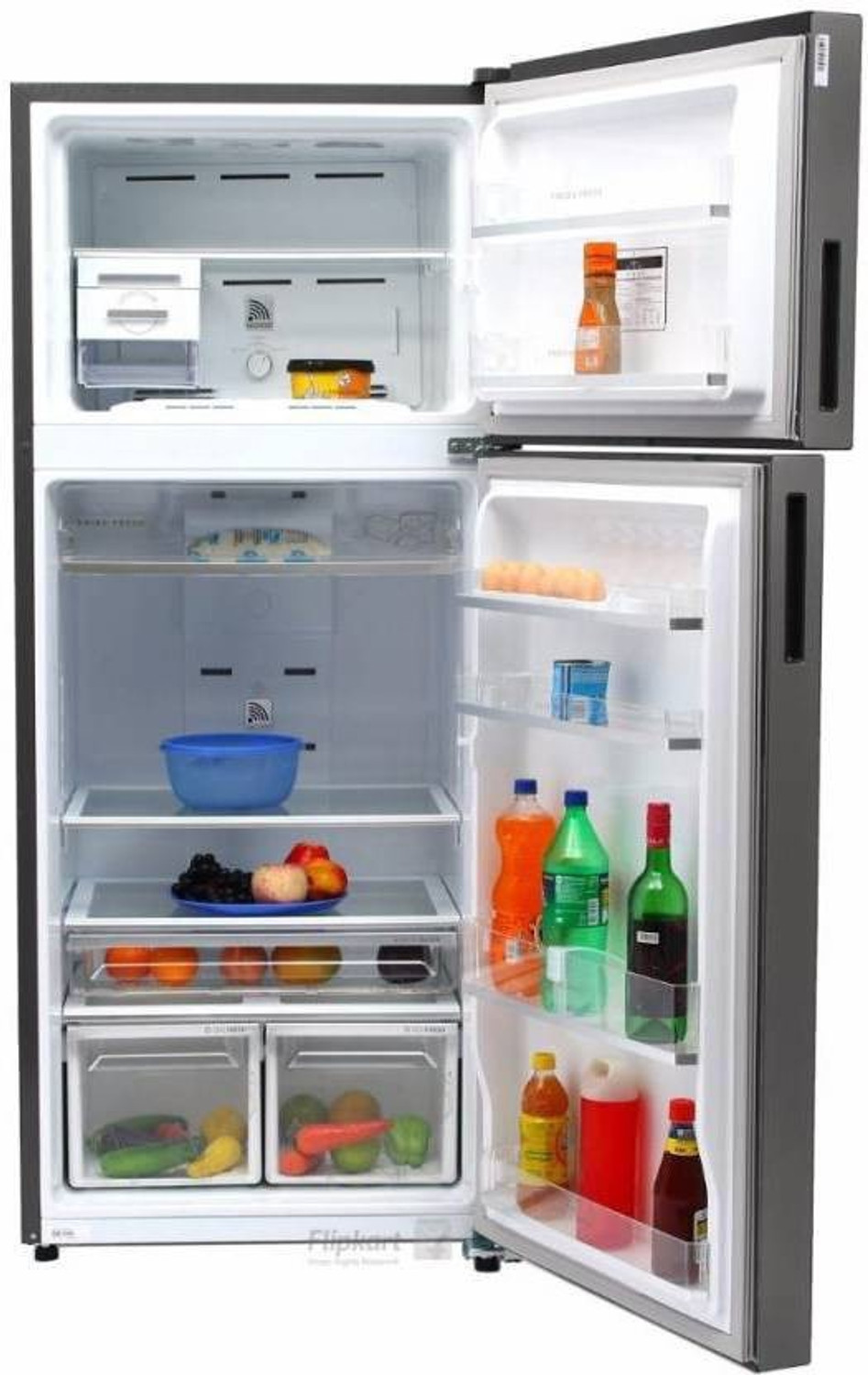 Image of Whirlpool 440 L Frost Free Double Door 3 Star Convertible Refrigerator (Alpha Steel, IF INV CNV 455 ALPHA STEEL (3S)-N)