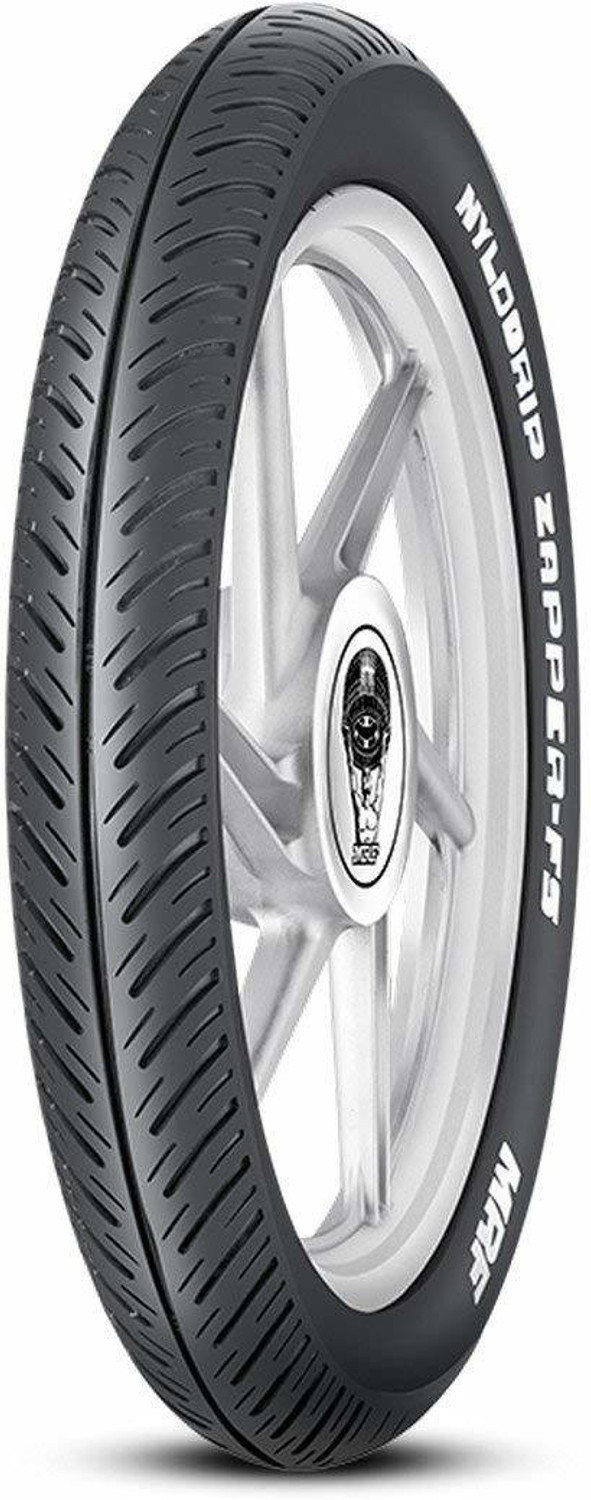 MRF Nylogrip Zapper-FS 2.75-18 42P Tube-Type Bike Front Two Wheeler Tyre