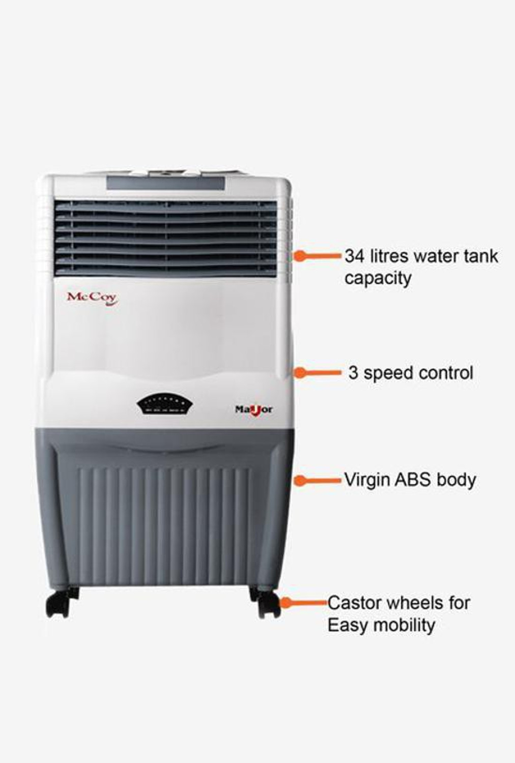 Image of Mccoy 34 L Room /Personal Air Cooler