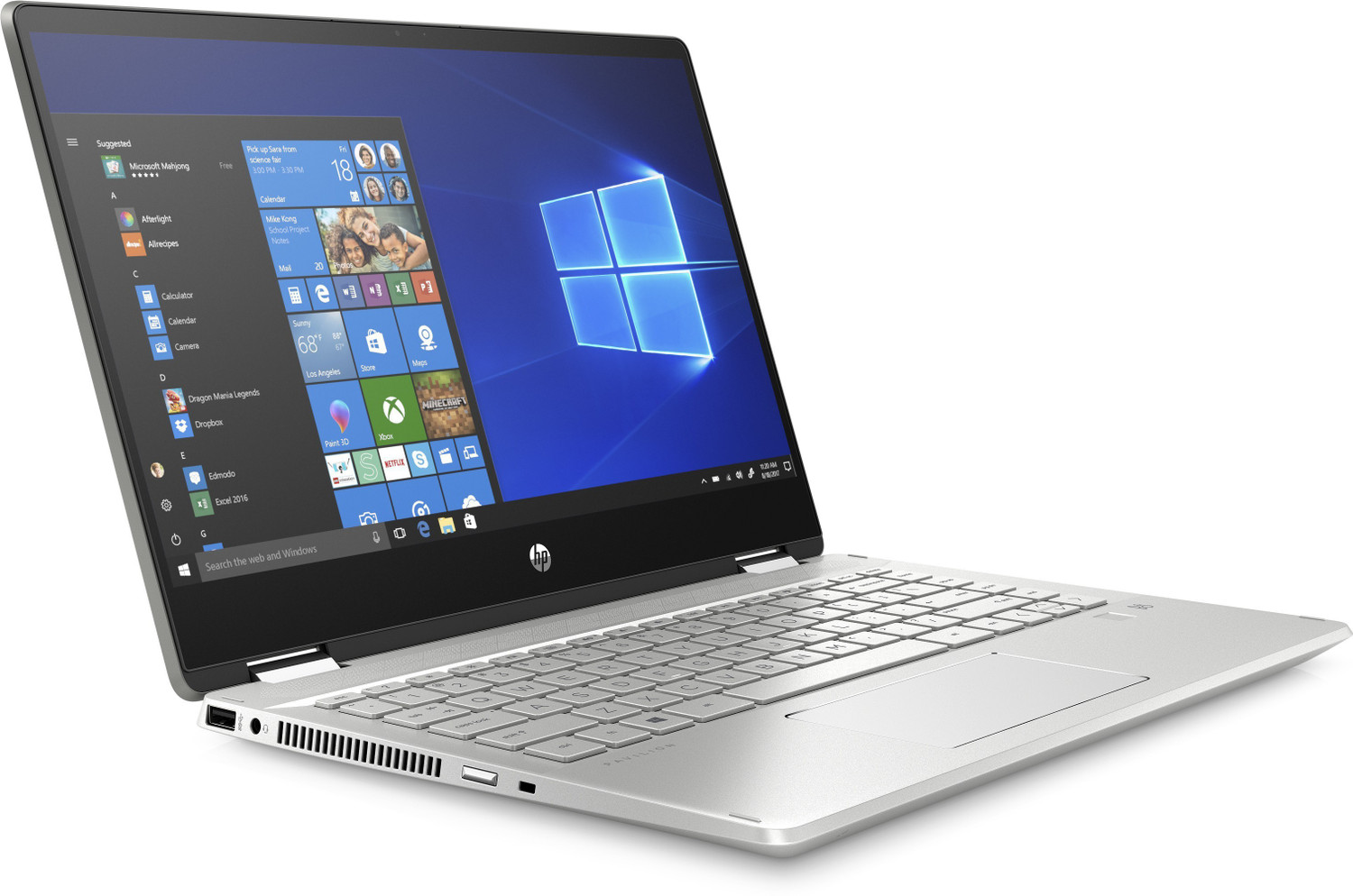 Image of HP Pavilion x360 Intel Core i7 8th Gen 8565U - (8 GB /1 TB HDD /256 GB SSD /Windows 10 Home /2 GB Graphics) 14-dh0112TX 2 in 1 Laptop