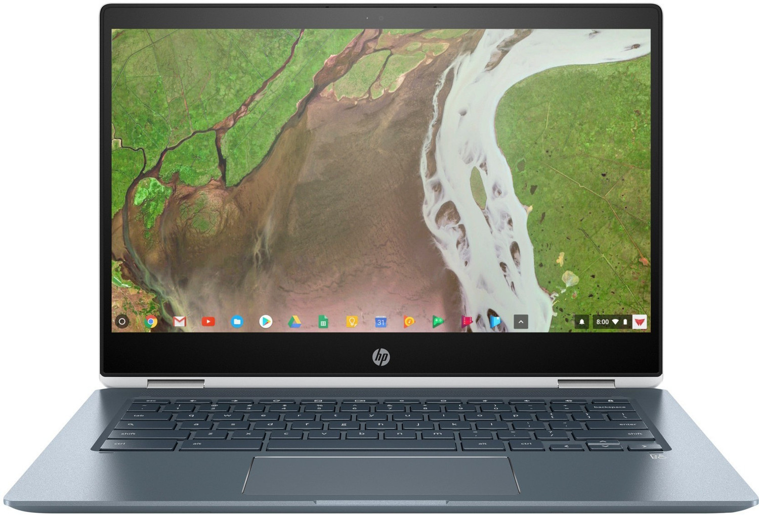 Image of HP Chromebook x360 Intel Core i5 8th Gen 8250U - (8 GB /64 GB EMMC Storage /Chrome OS) 14-da0004TU Chromebook