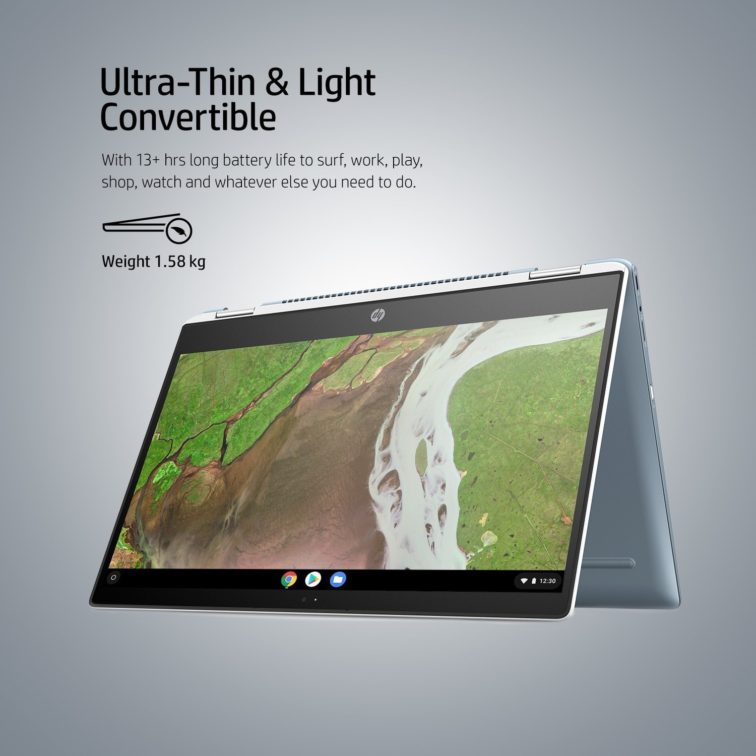 Image of HP Chromebook x360 Intel Core i5 8th Gen 8250U - (8 GB /64 GB EMMC Storage /Chrome OS) 14-da0004TU Chromebook