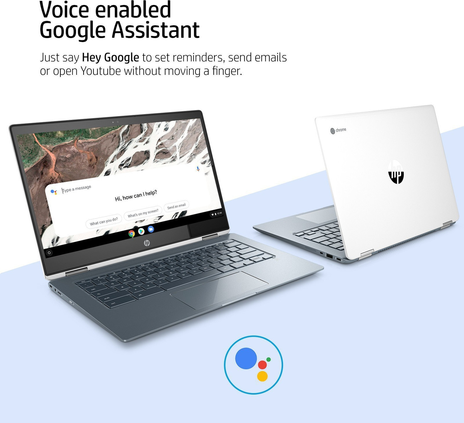 Image of HP Chromebook x360 Intel Core i5 8th Gen 8250U - (8 GB /64 GB EMMC Storage /Chrome OS) 14-da0004TU Chromebook
