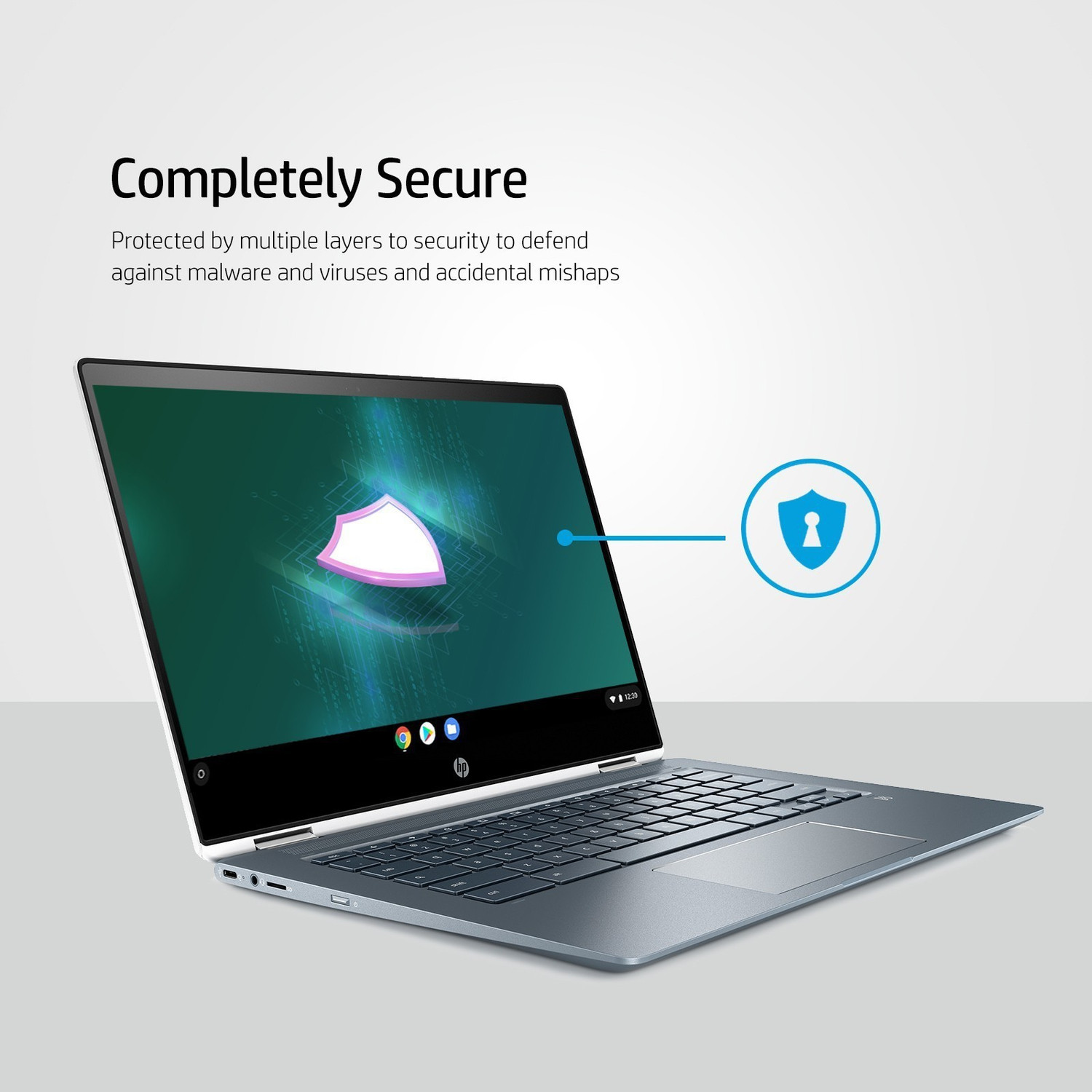 Image of HP Chromebook x360 Intel Core i5 8th Gen 8250U - (8 GB /64 GB EMMC Storage /Chrome OS) 14-da0004TU Chromebook