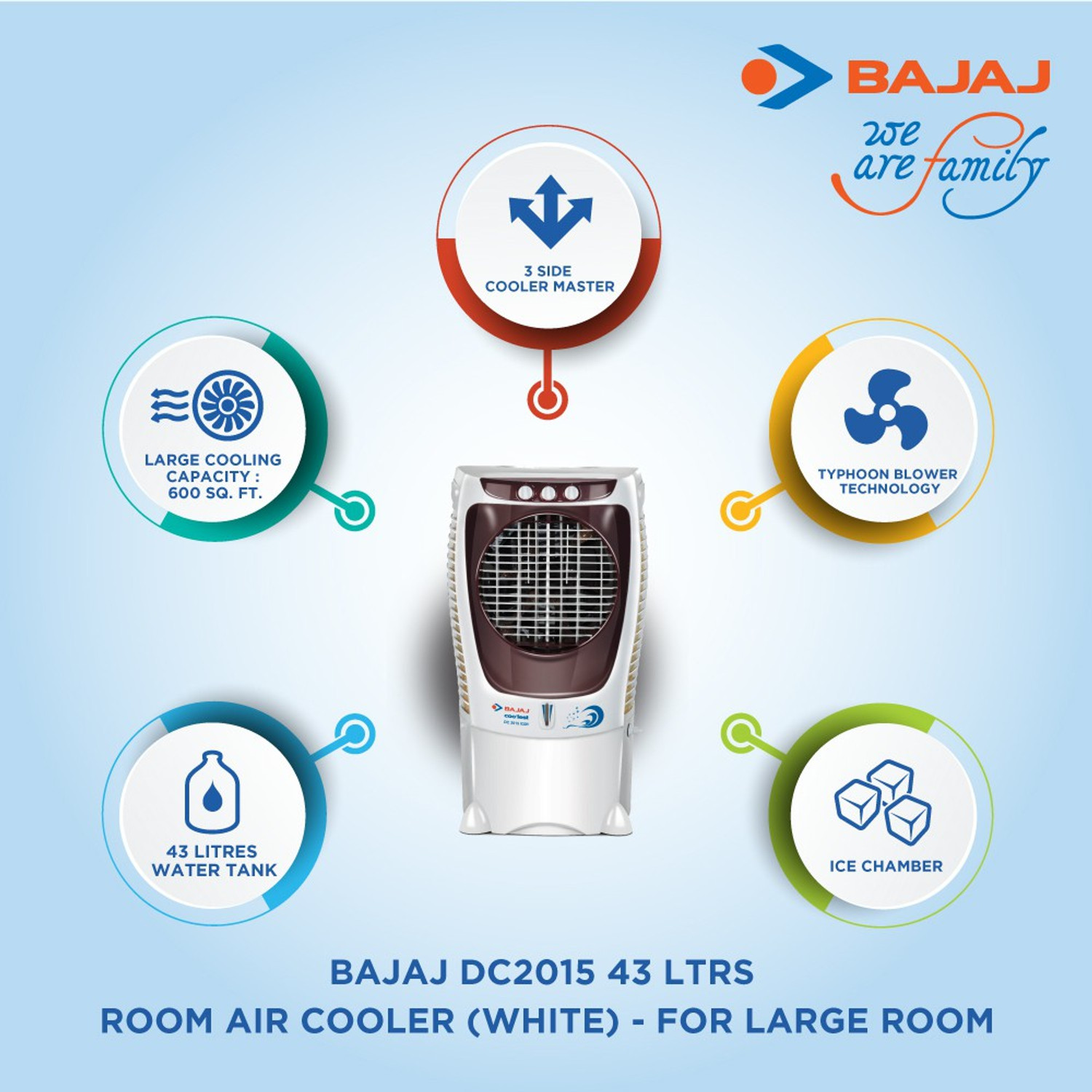 Image of BAJAJ 43 L Desert Air Cooler