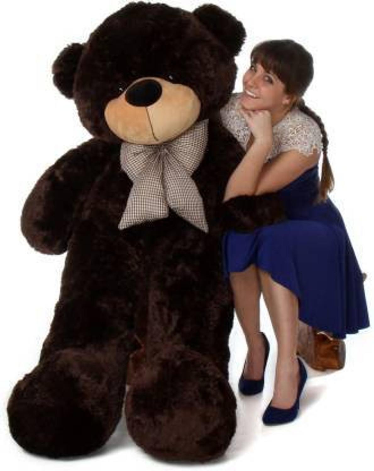 Image of tas Teddy Bear for Your Love 6 Feet - Brown Color (6ft-Teddy-Brown-N) - 72 inch
