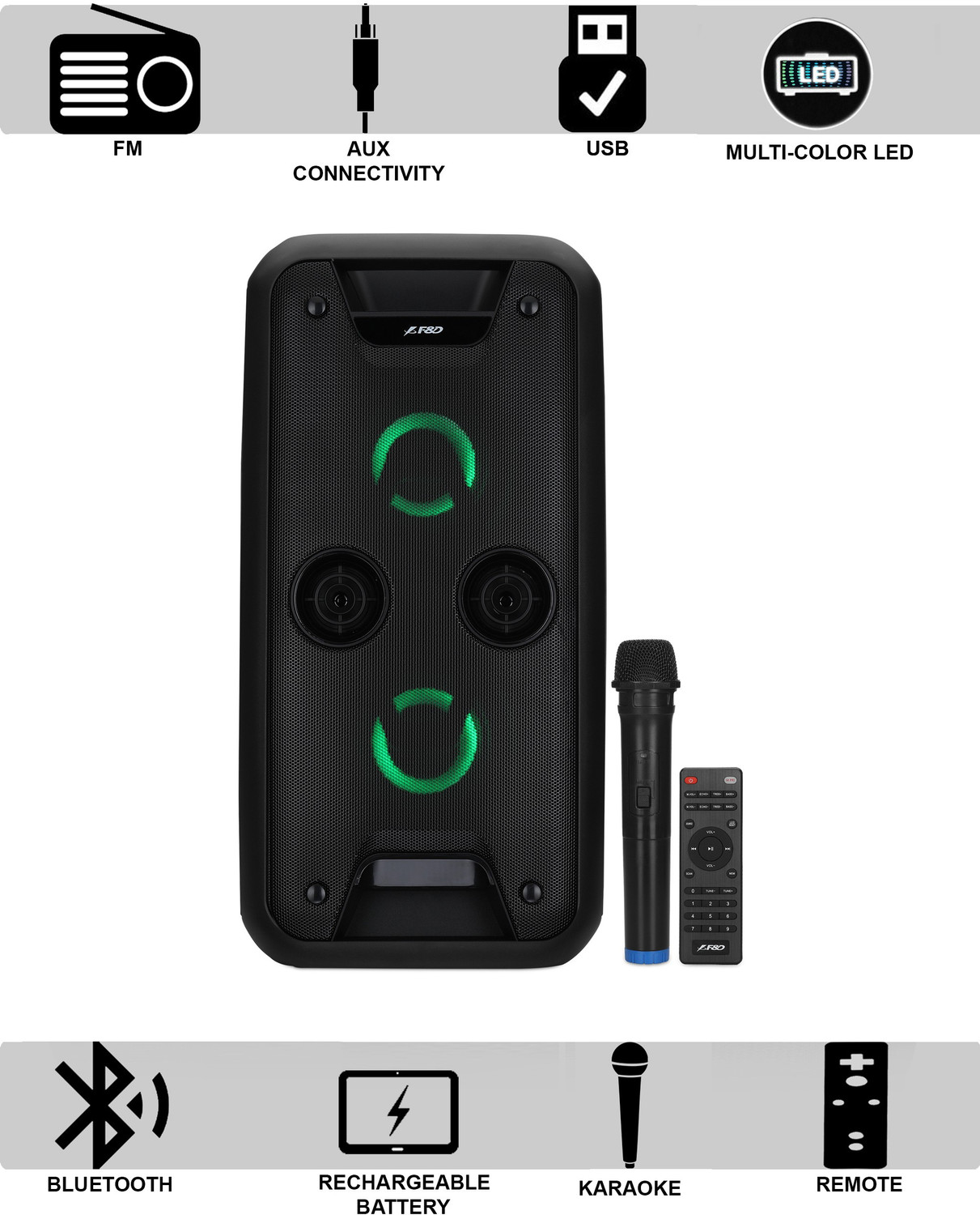 Image of F&D PA924 40 W Bluetooth Party Speaker