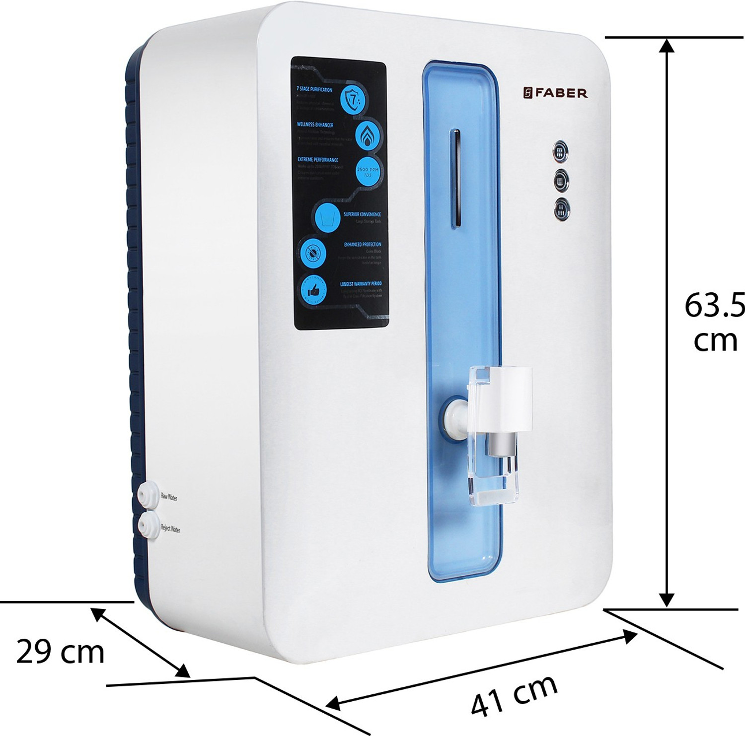 Image of Faber FWP CASPER 10 L RO + UV + MAT Water Purifier