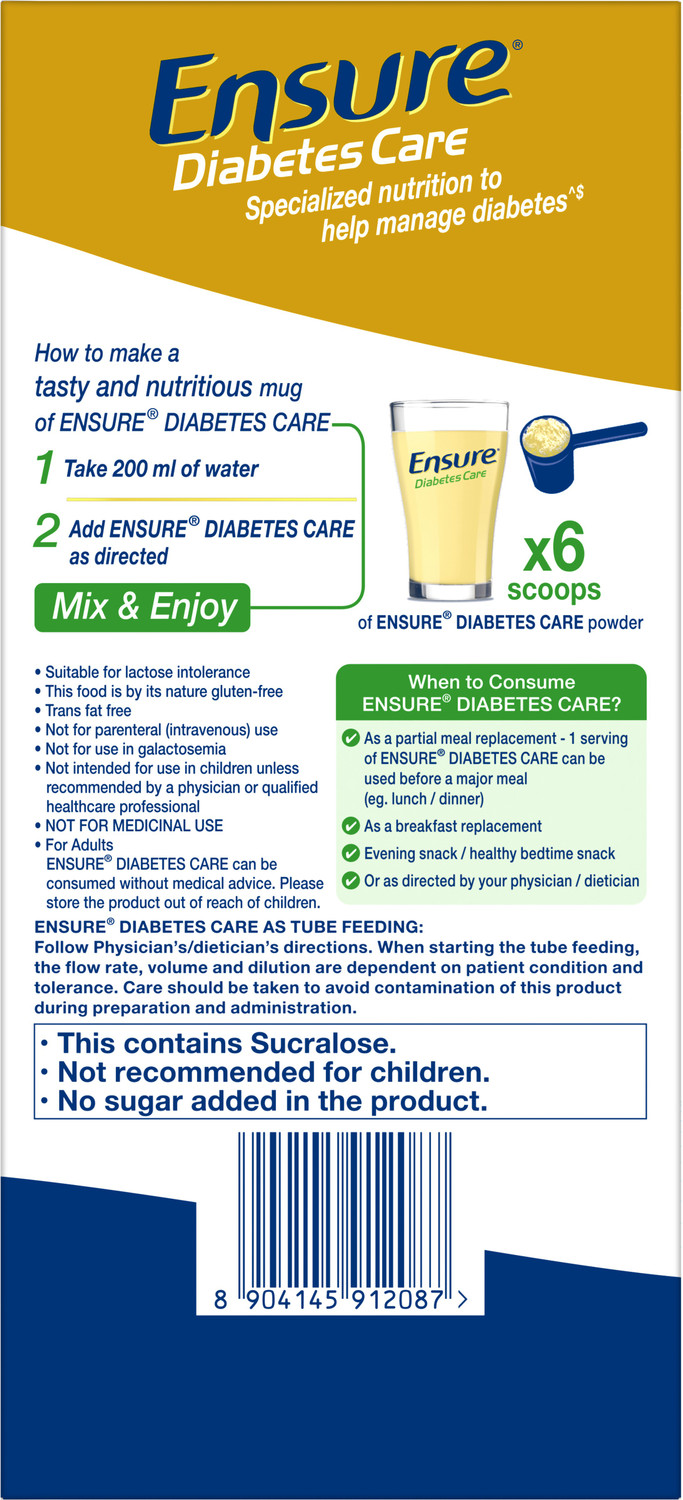 Image of ENSURE Diabetes Care-High Protein, High Fibre & 4X Myo-Inositol