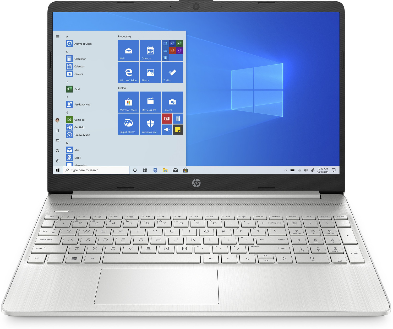 HP 15s Ryzen 5 Quad Core 3500U - (8 GB/512 GB SSD/Windows 10 Home) 15s-eq0500AU Thin and Light Laptop  (15.6 inch, Natural Silver, 1.69 KG, With MS Office)