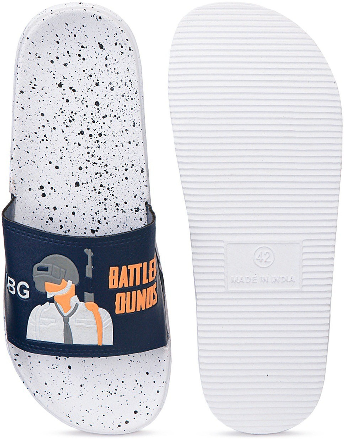 Image of Monoction Men PUPG Style Flip Flop Offcourt Slipper for Men Slides