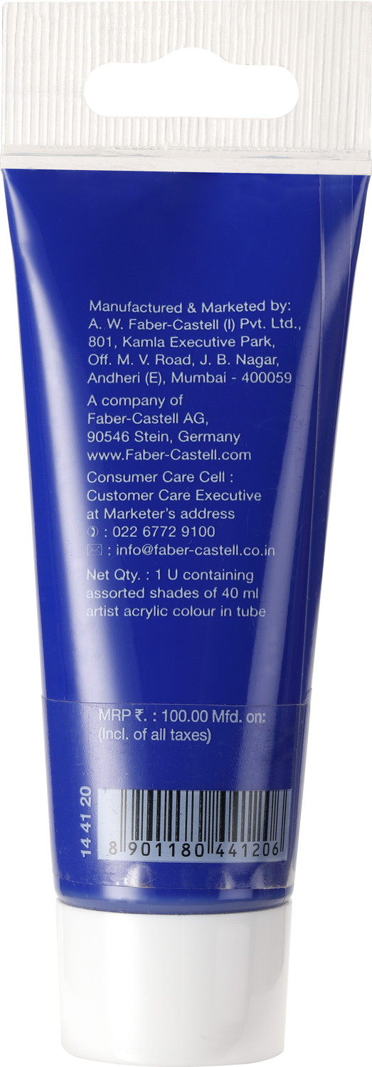 Image of FABER-CASTELL Acrylic 40ml Tube - Ultramarine 120