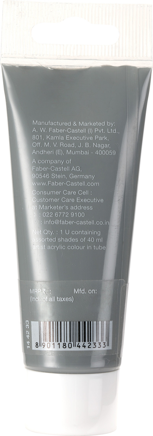 Image of FABER-CASTELL Acrylic 40ml Tube - Cold Grey IV 233