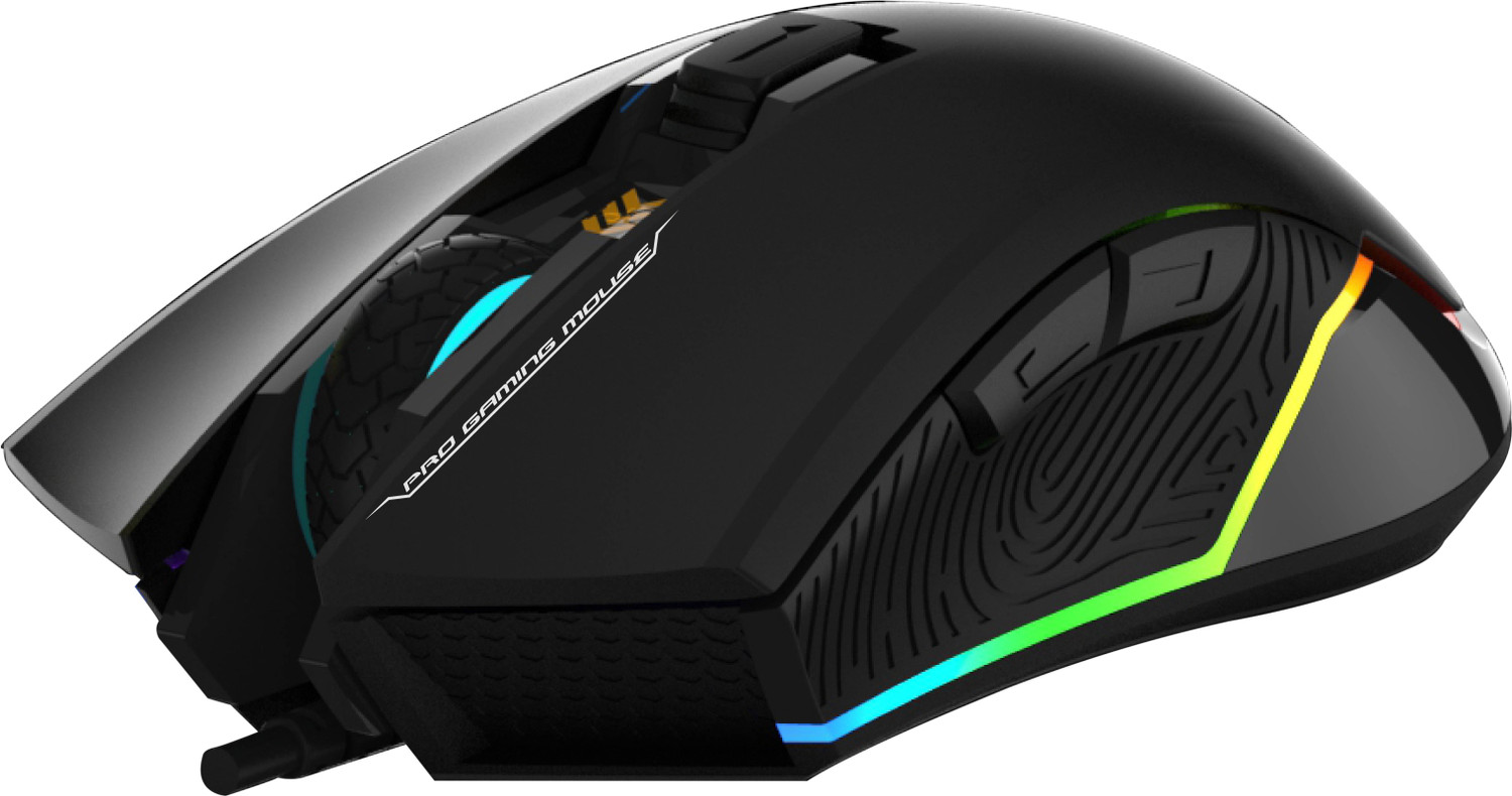 Image of HP G360 / Ergonomic Design,6 buttons, RGB and LED lighting, upto 6200 DPI Wired Ambidextrous Optical Gaming Mouse
