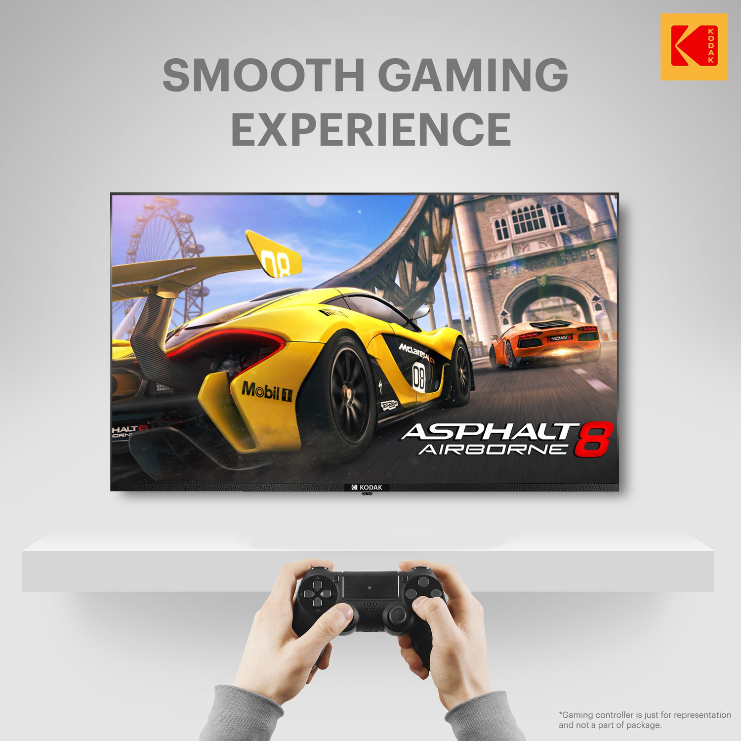 Image of KODAK CA Series 164 cm (65 inch) Ultra HD (4K) LED Smart Android TV with Dolby Digital Plus & DTS TruSurround (65CA0101)