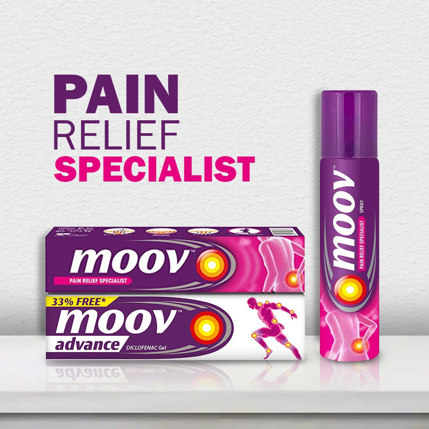 Image of MOOV Fast Pain Relief Cream