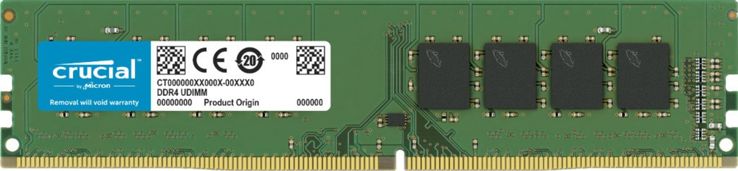 Crucial 3200 MHz DDR4 16 GB (Single Channel) Mac, Server UDIMM (CL22 D