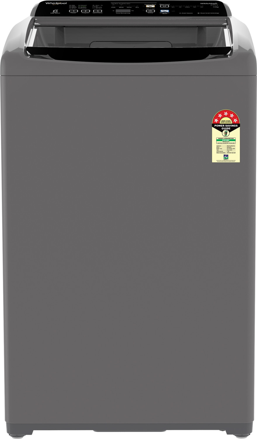 Image of Whirlpool 7 kg 5 Star, Hard Water wash Fully Automatic Top Load Washing Machine Grey