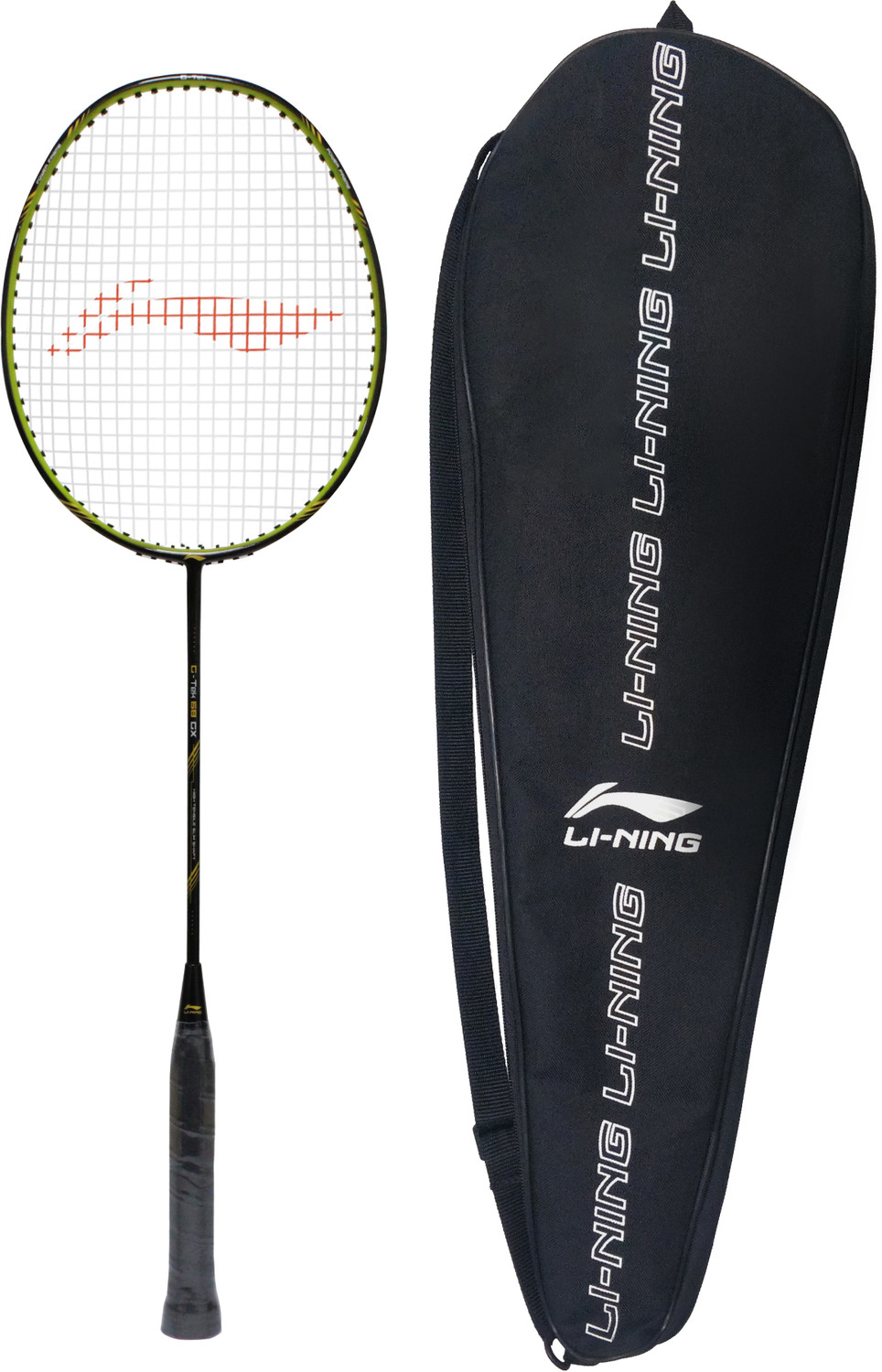 LI-NING G-TEK 68 GX Black, Green, Gold Strung Badminton Racquet  (Pack of: 1, 86 g)