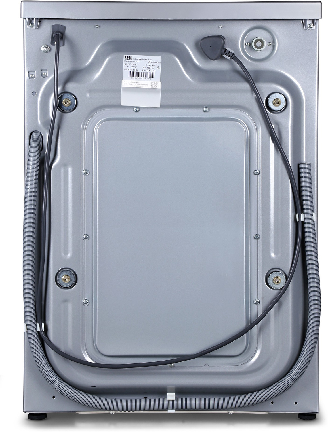 Image of IFB 6.5 kg 3D Wash Fully Automatic Front Load Washing Machine with In-built Heater Silver