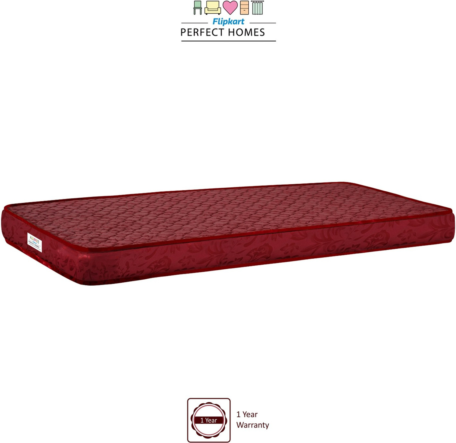 Image of Flipkart Perfect Homes Quilt 3 inch Single PU Foam Mattress