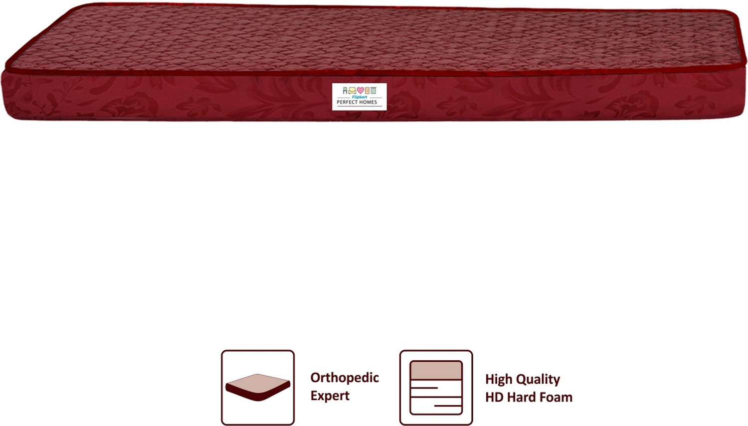 Image of Flipkart Perfect Homes Quilt 3 inch Single PU Foam Mattress