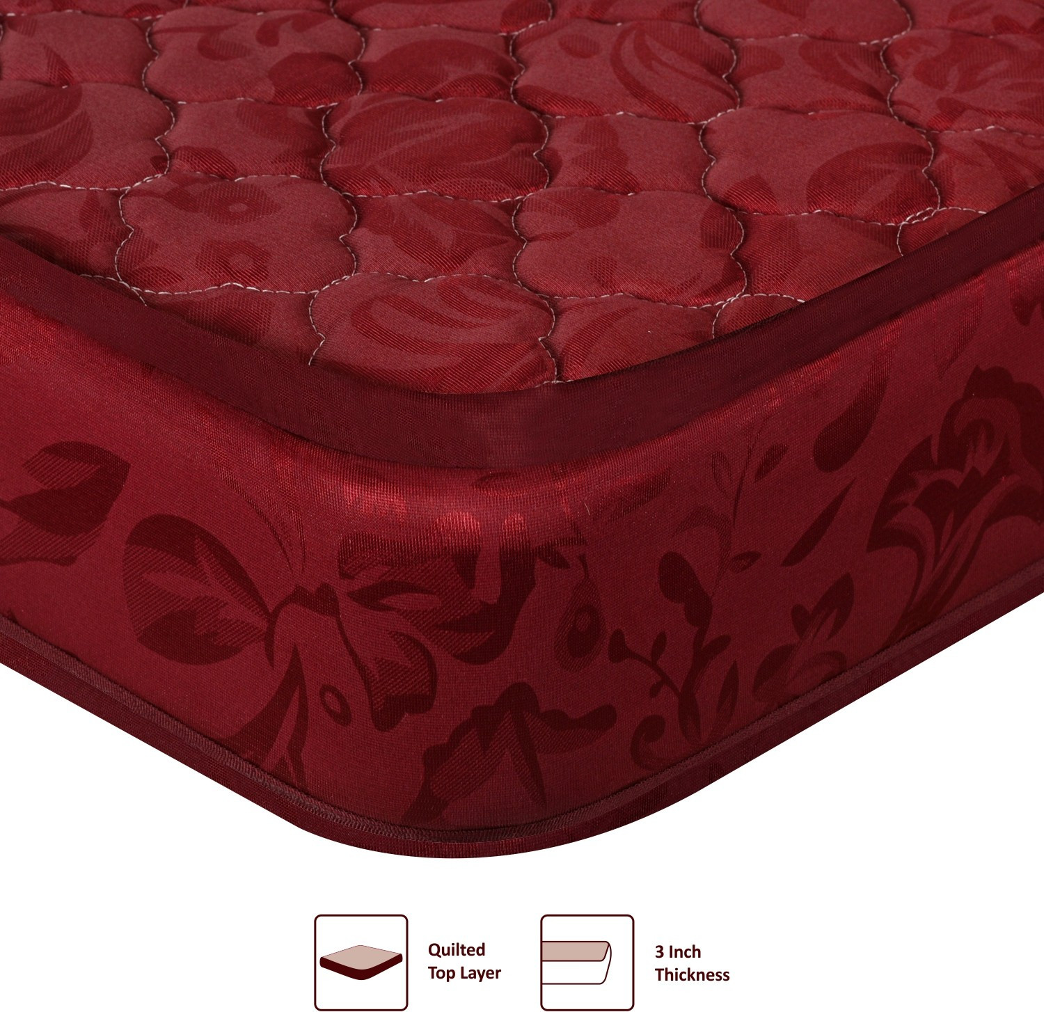 Image of Flipkart Perfect Homes Quilt 3 inch Single PU Foam Mattress