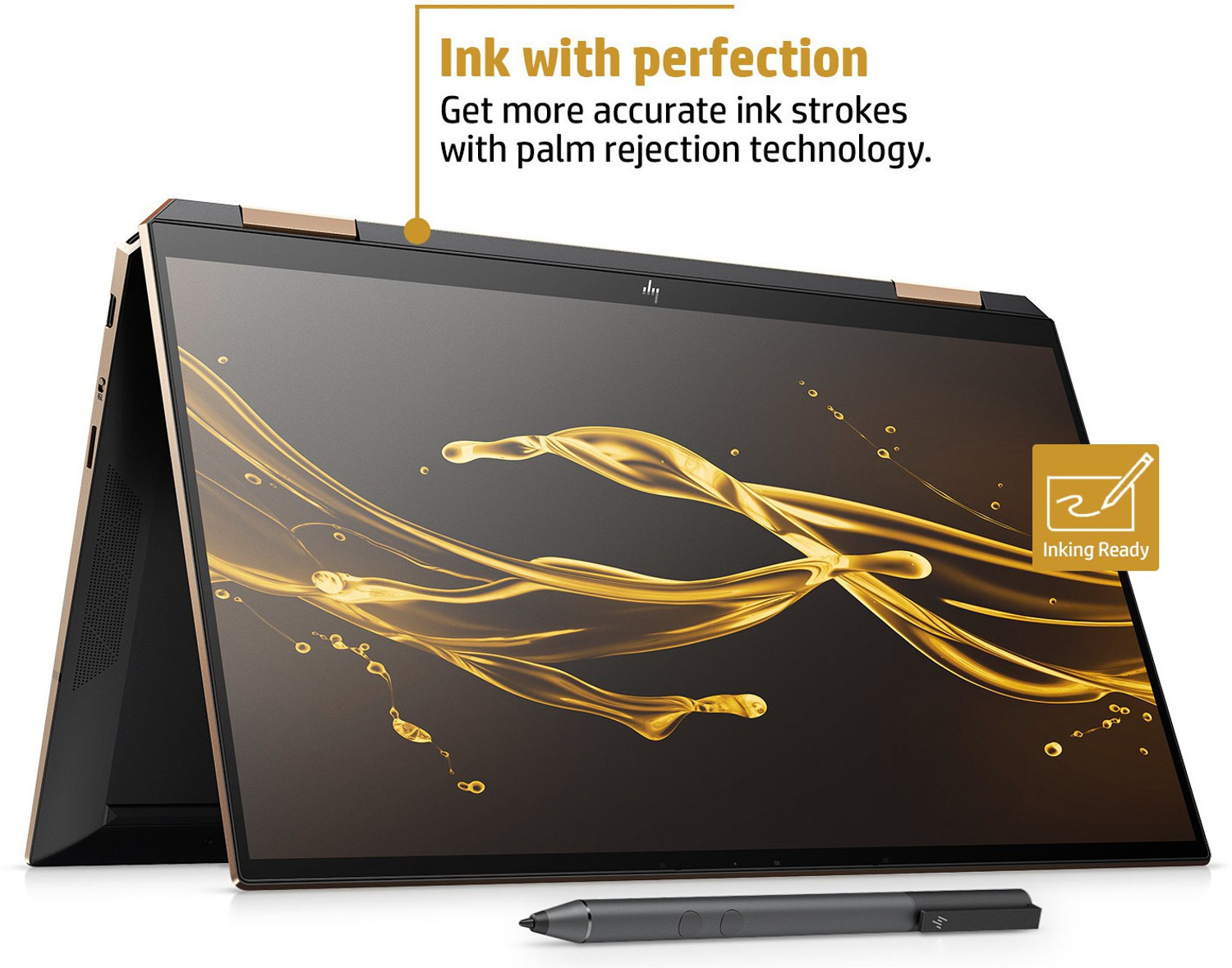 Image of HP Spectre x360 Intel Core i7 10th Gen 1065G7 - (16 GB /512 GB SSD /Windows 10 Pro) 13-aw0205tu 2 in 1 Laptop