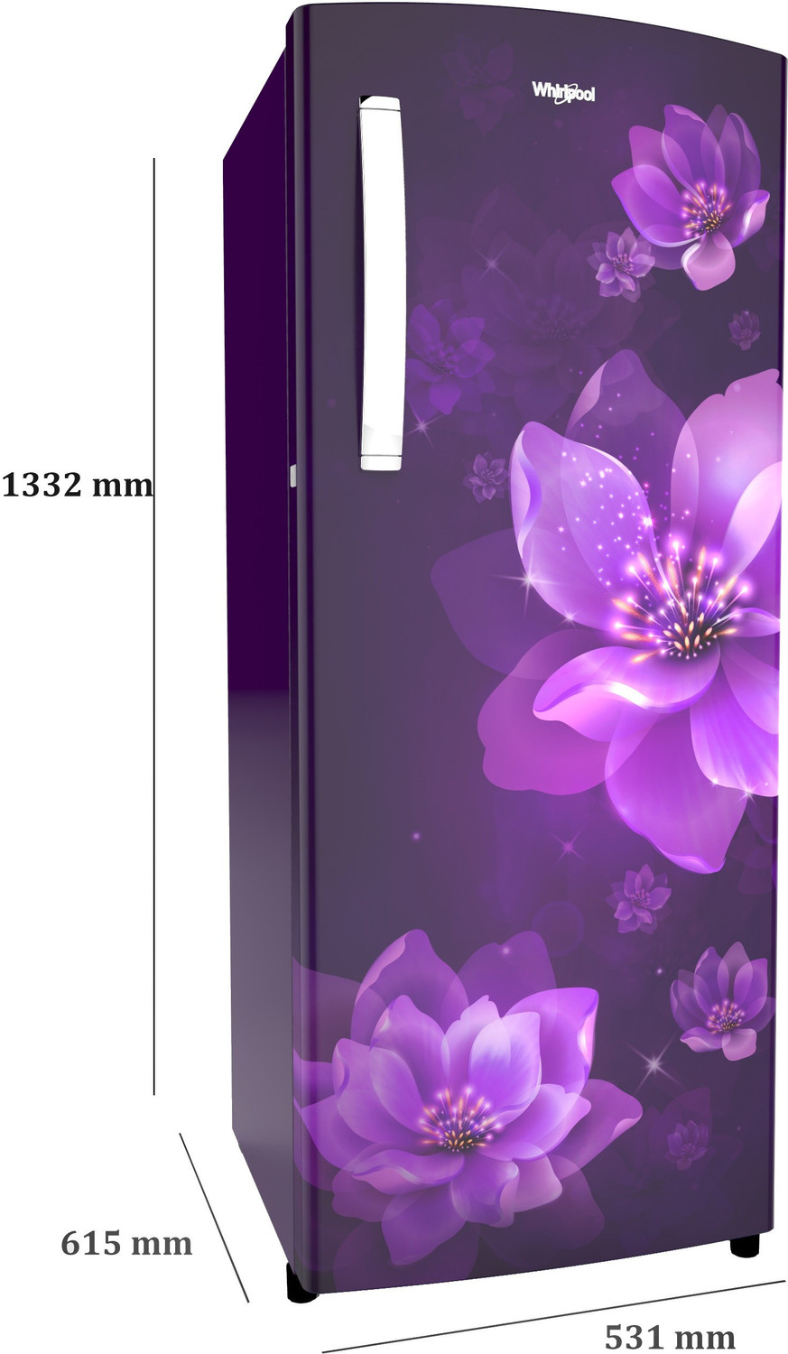 Image of Whirlpool 192 L Direct Cool Single Door 3 Star Refrigerator