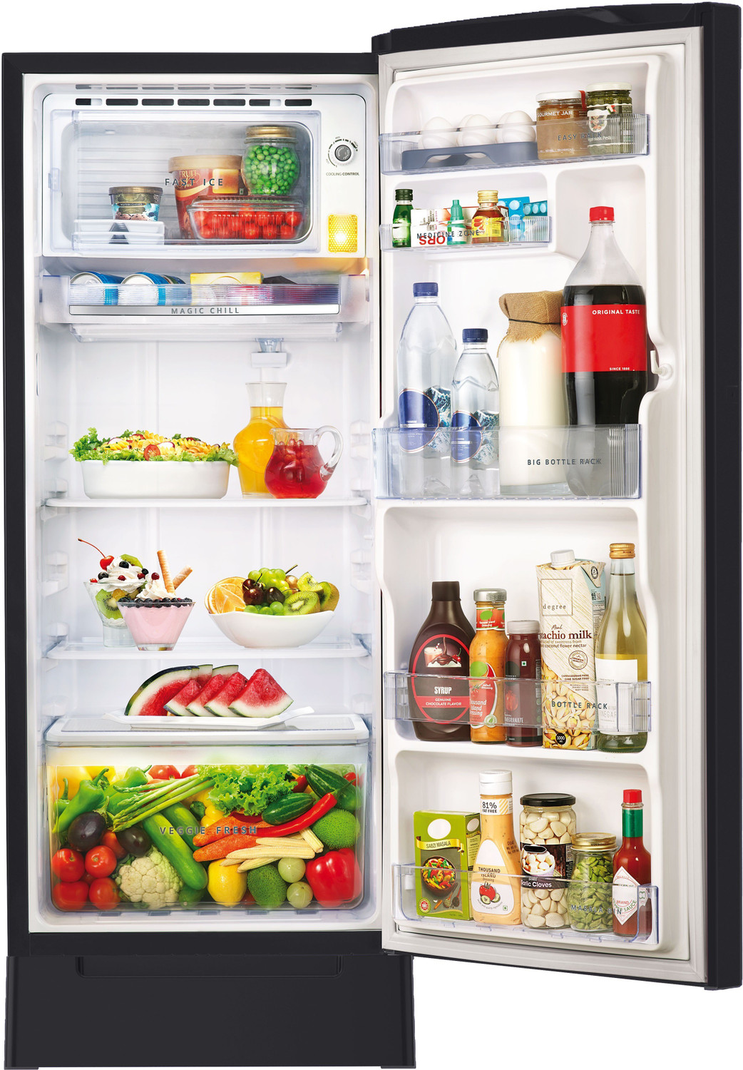 Image of Whirlpool 200 L Direct Cool Single Door 3 Star Refrigerator with Base Drawer