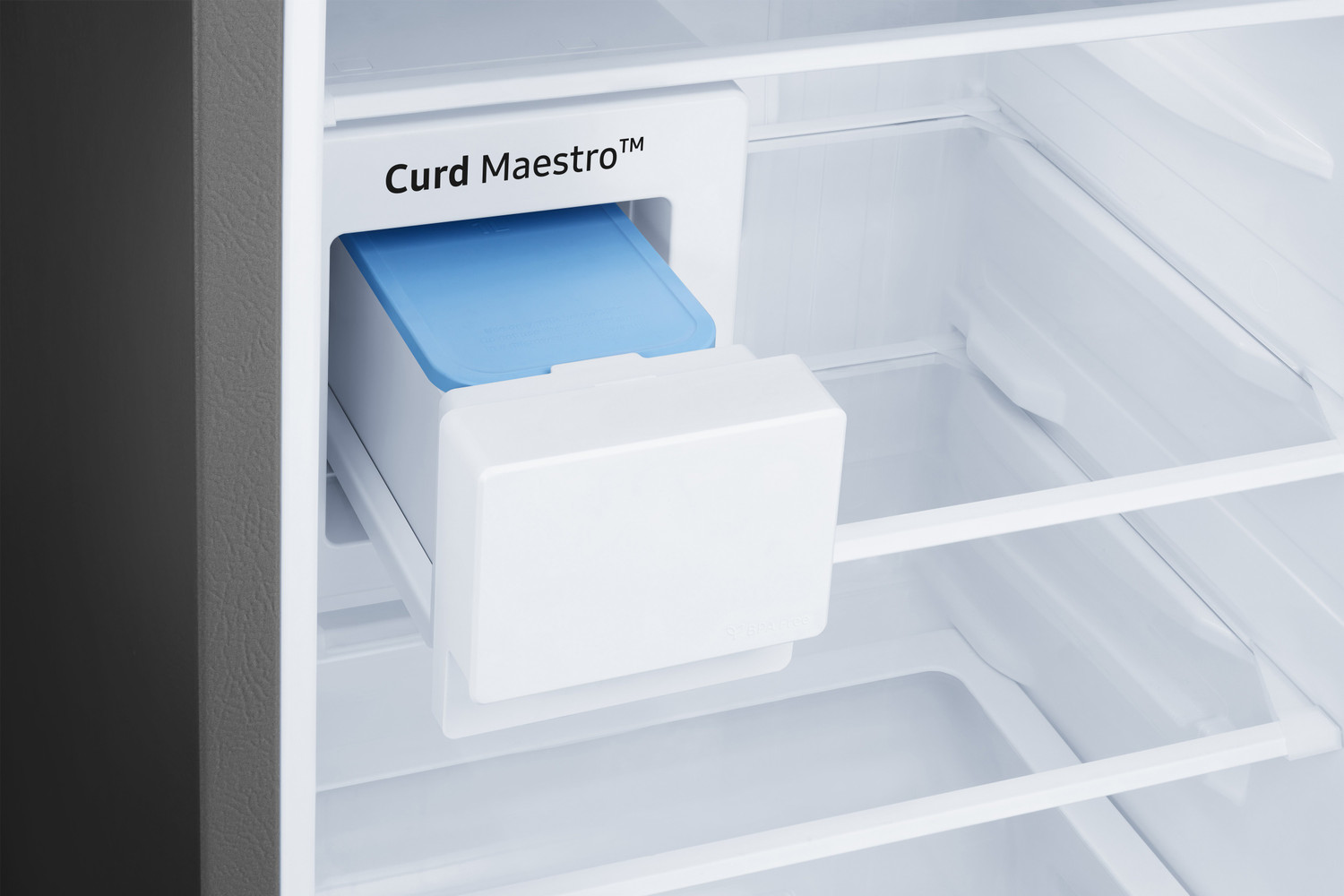 Image of Samsung 244 L Frost Free Double Door 3 Star Convertible Refrigerator with Base Drawer with Curd Maestro