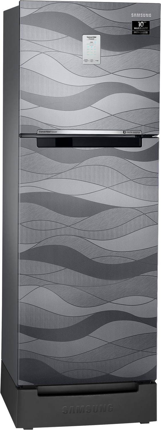 Image of Samsung 244 L Frost Free Double Door 3 Star Convertible Refrigerator with Base Drawer with Curd Maestro