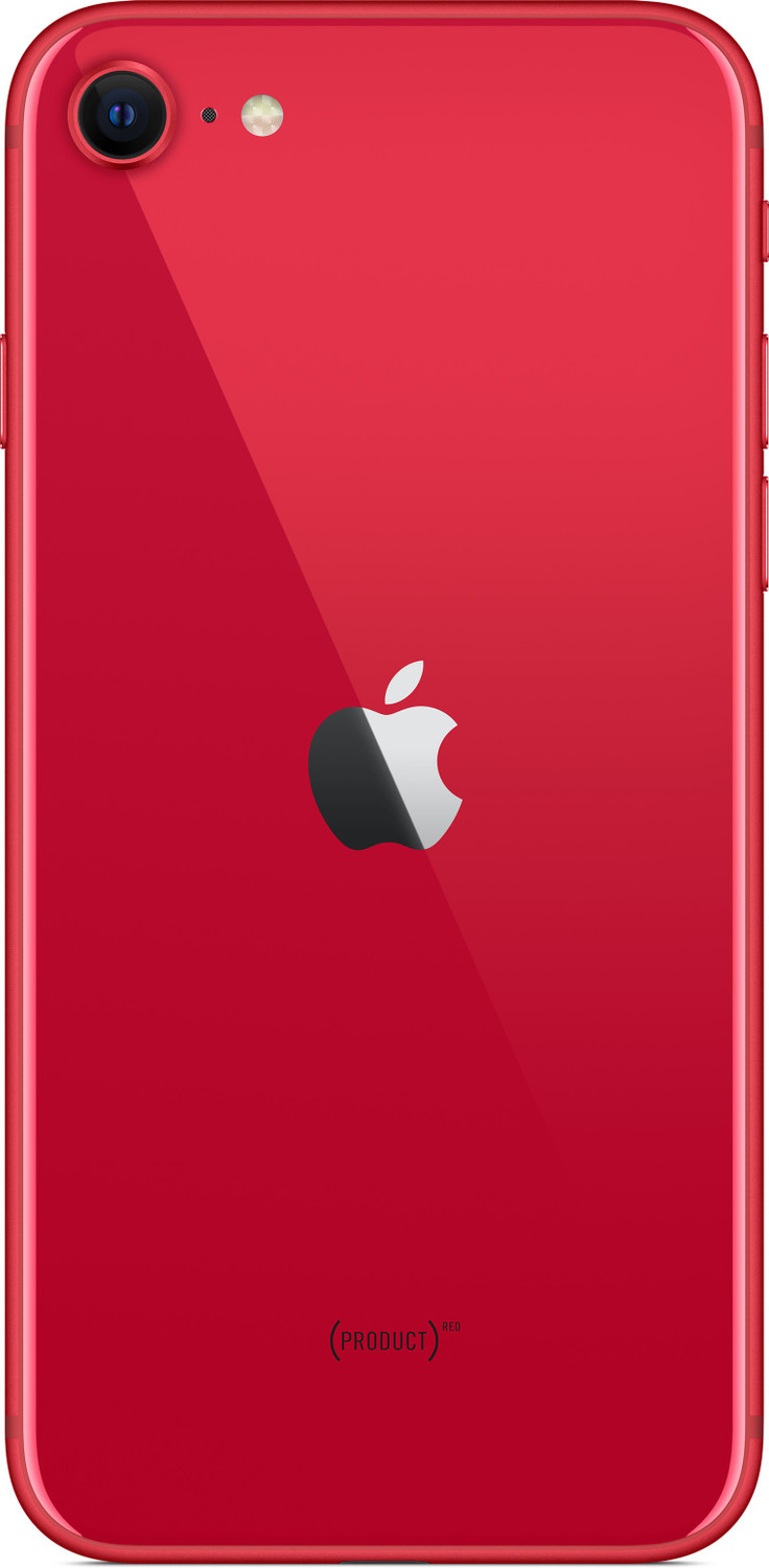 Image of Apple iPhone SE (Red, 64 GB) (Includes EarPods, Power Adapter)