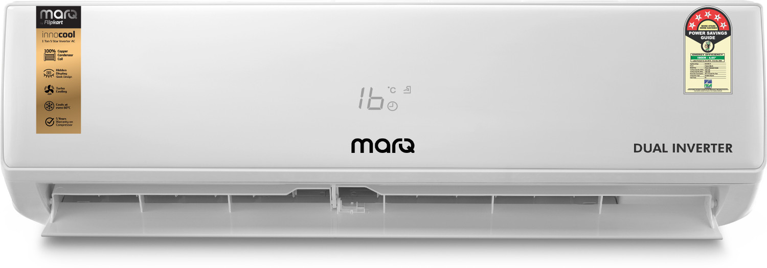 Image of MarQ by Flipkart 2020 Model 1.5 Ton 5 Star Split Dual Inverter AC