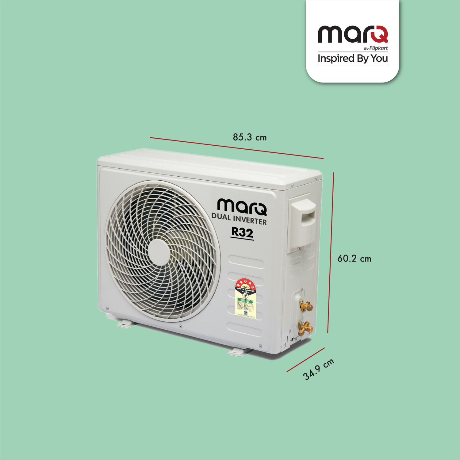 Image of MarQ by Flipkart 2020 Model 1.5 Ton 5 Star Split Dual Inverter AC